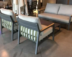 Bizzotto Divano da giardino Molokai antracite con un ribasso esclusivo- Divani Da Giardino