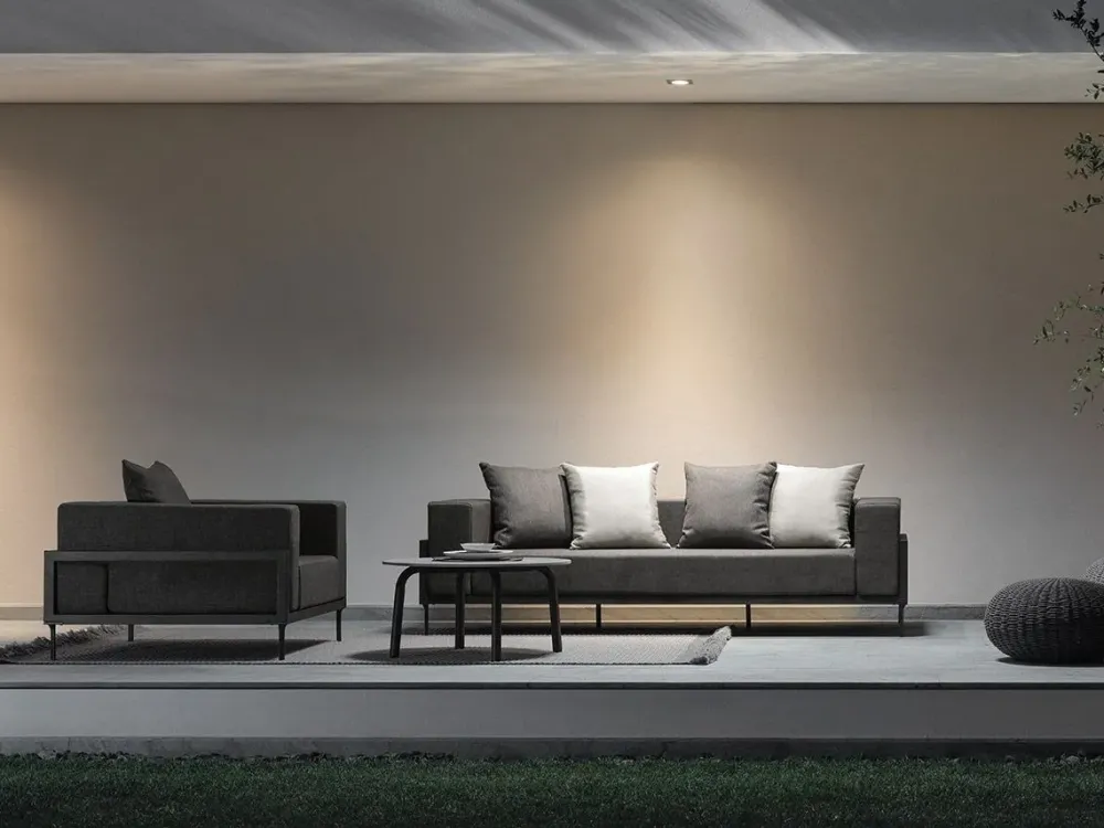 Talenti Divano da giardino Cleo alu divano a prezzi outlet- Divani Da Giardino