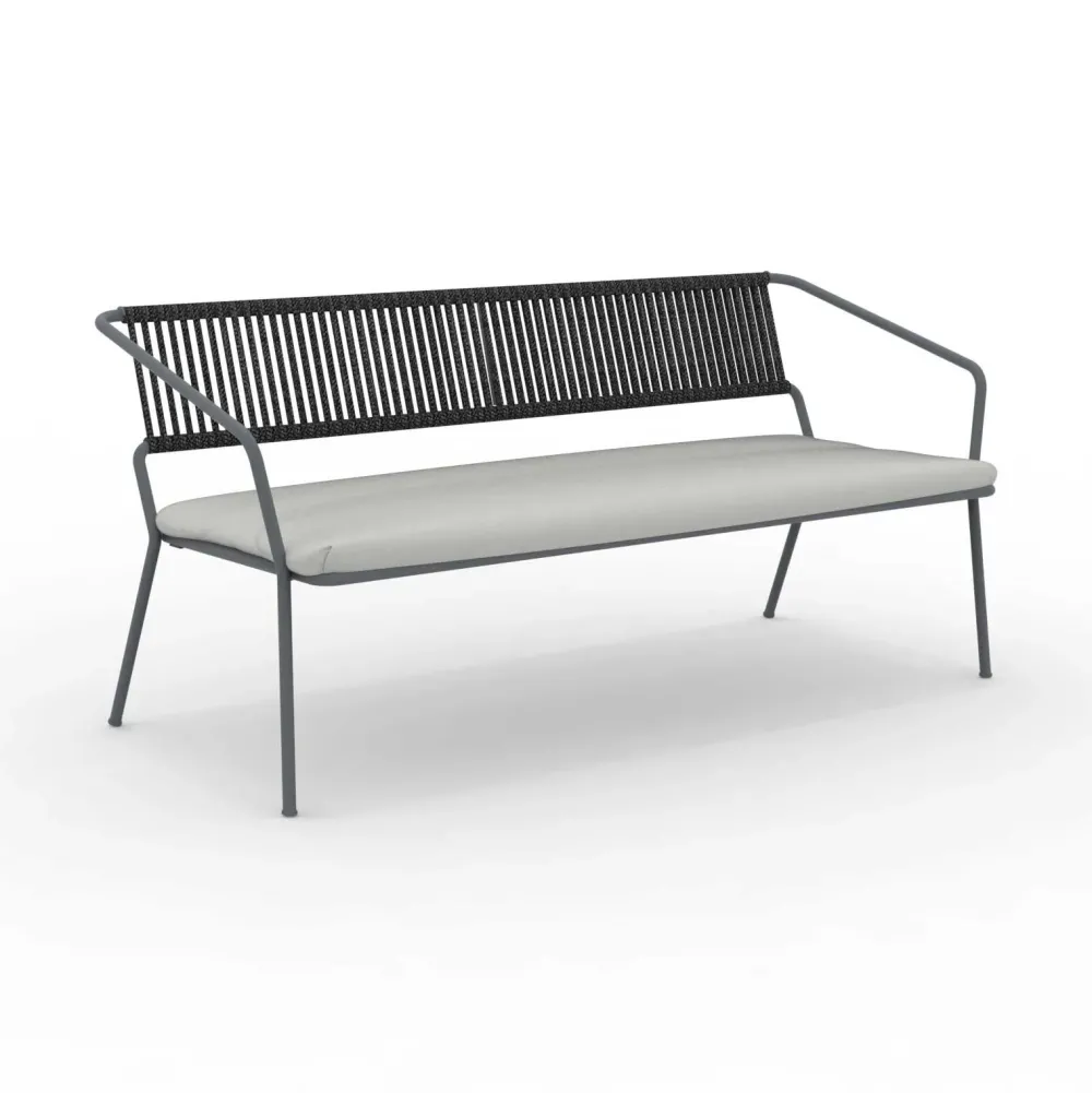 Vermobil Divano da giardino modello Divano 2 posti slot bronzo - SCONTATO- Divani Da Giardino