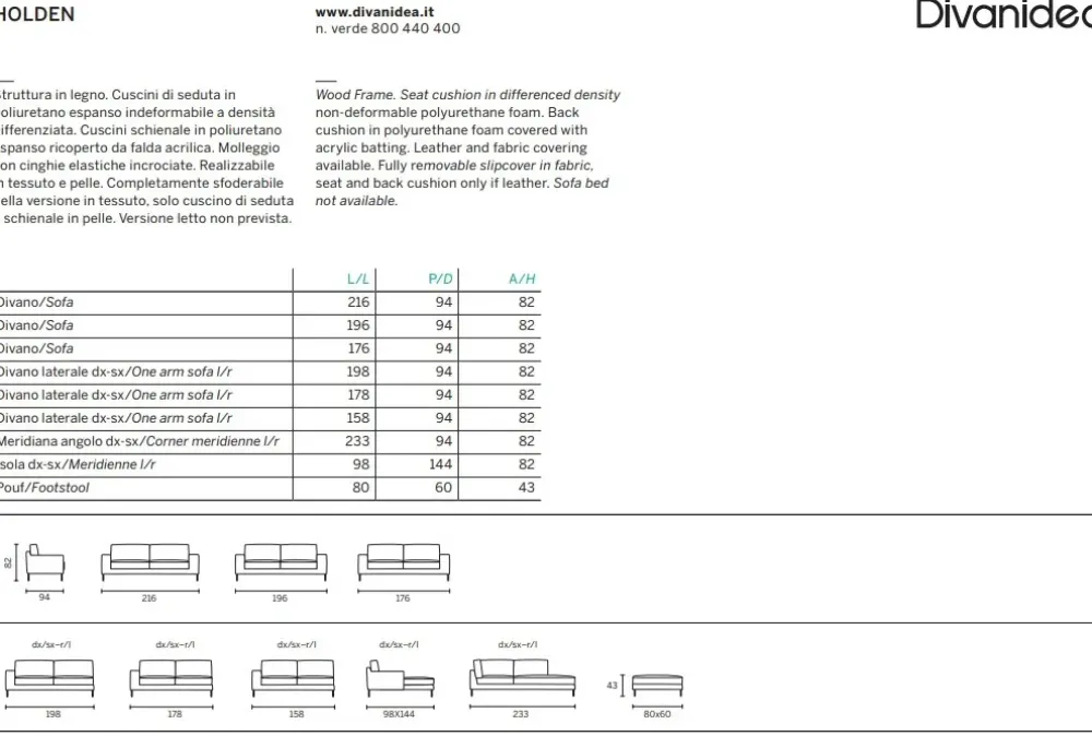 Divano da Grandi modello Holden di scontato^Divanidea Outlet
