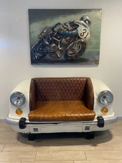 Collezione esclusiva Divano design ecopelle Sofa' car di con sconto del - 64%- Divani