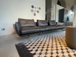 Poltrona Frau Divano design pelle Get back di con sconto del - 45%- Divani