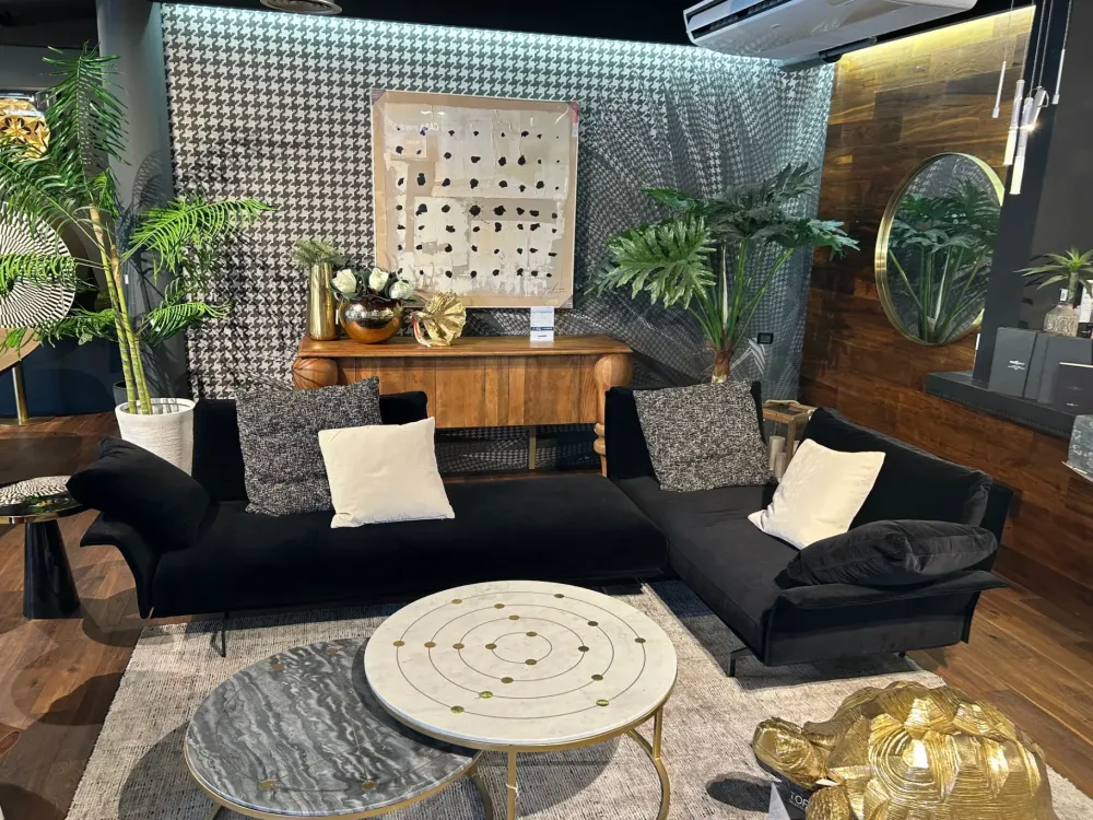 Saba Divano design tessuto Avant après di con sconto del - 33%- Divani