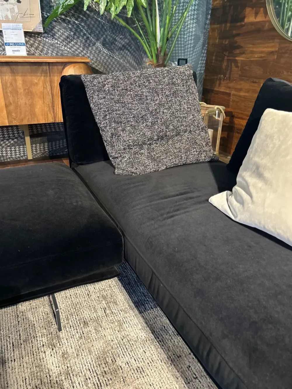 Saba Divano design tessuto Avant après di con sconto del - 33%- Divani