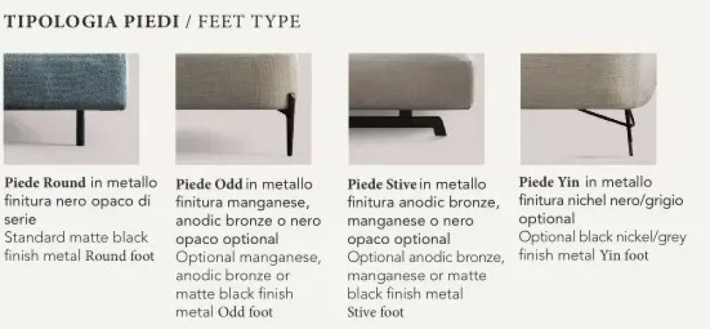 Divano design tessuto Avalon di con sconto del - 35%^Samoa Clearance