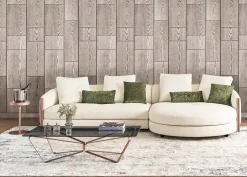 Hot Divano design tessuto Divano componibile bonnie – di con sconto del - 30% Divani