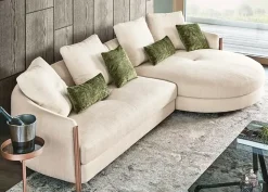 Hot Divano design tessuto Divano componibile bonnie – di con sconto del - 30% Divani