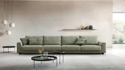 Doimo Salotti Divano design tessuto Norman di con sconto del - 40%- Divani