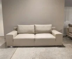 Outlet Divano design tessuto Pronta consegna divano in fibralatex di con sconto del - 40% Divani