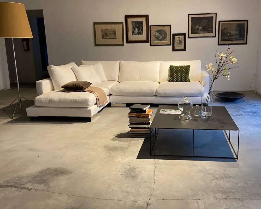 Divano Simposio divano ad angolo con chaise longue PREZZI OUTLET sconto 25%^DHome Hot