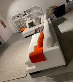 Divano Simposio divano ad angolo con chaise longue PREZZI OUTLET sconto 25%^DHome Hot