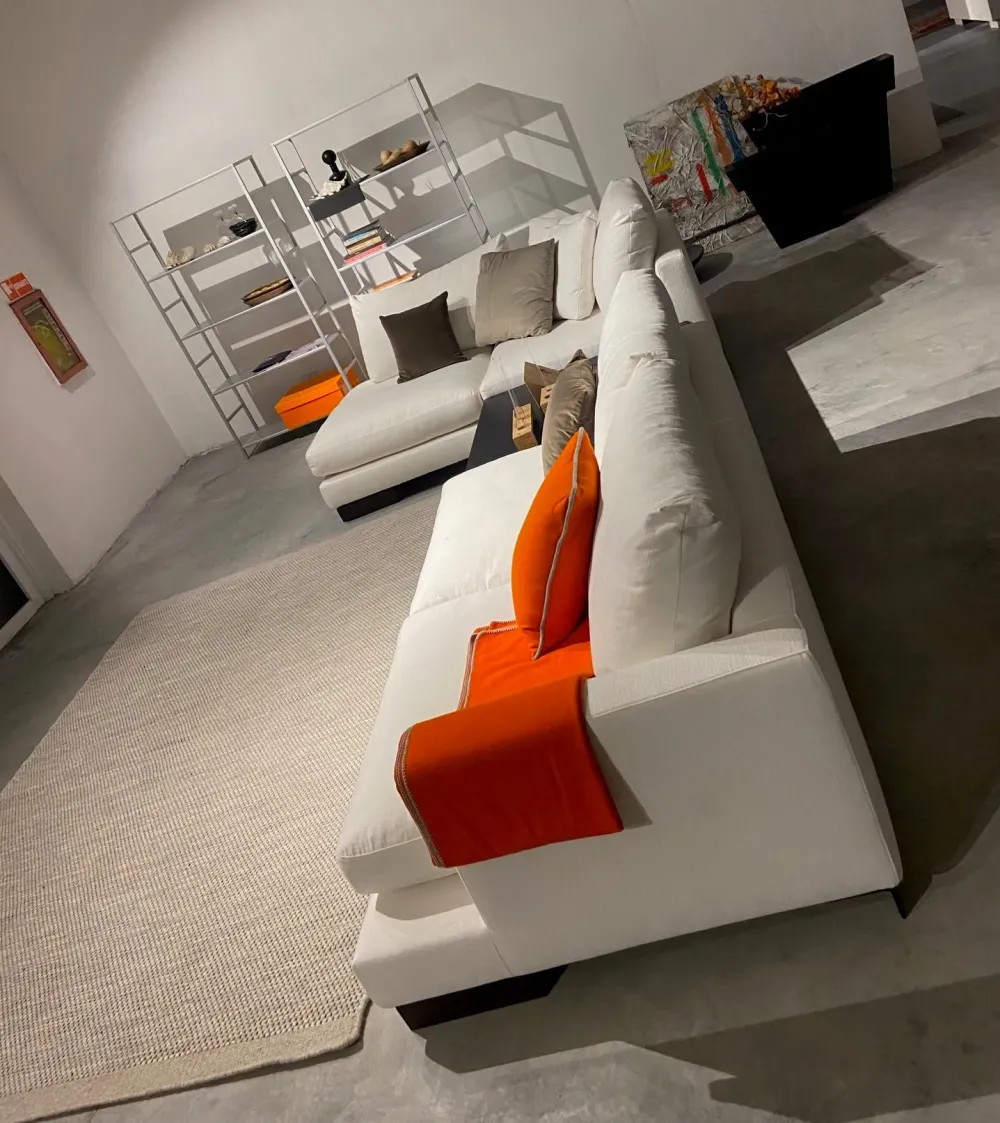 Divano Simposio divano ad angolo con chaise longue PREZZI OUTLET sconto 25%^DHome Hot