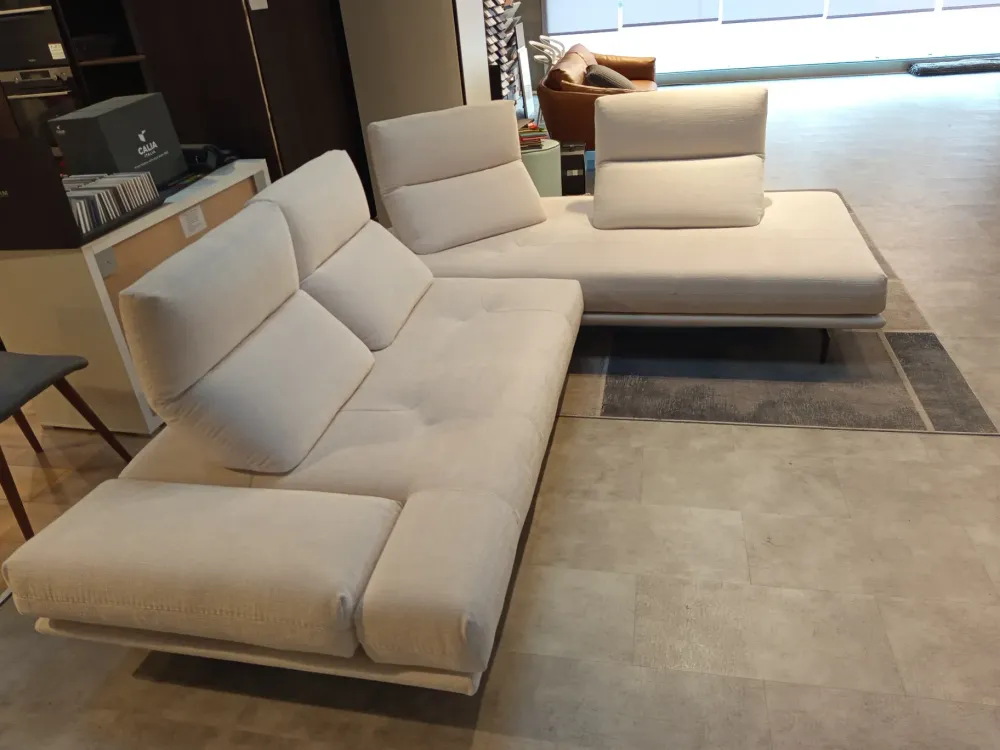 Outlet Divano Divano italia boero in Tessuto sfoderabile di scontato 58% Divani