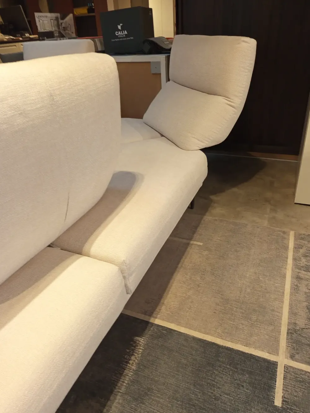 Outlet Divano Divano italia boero in Tessuto sfoderabile di scontato 58% Divani