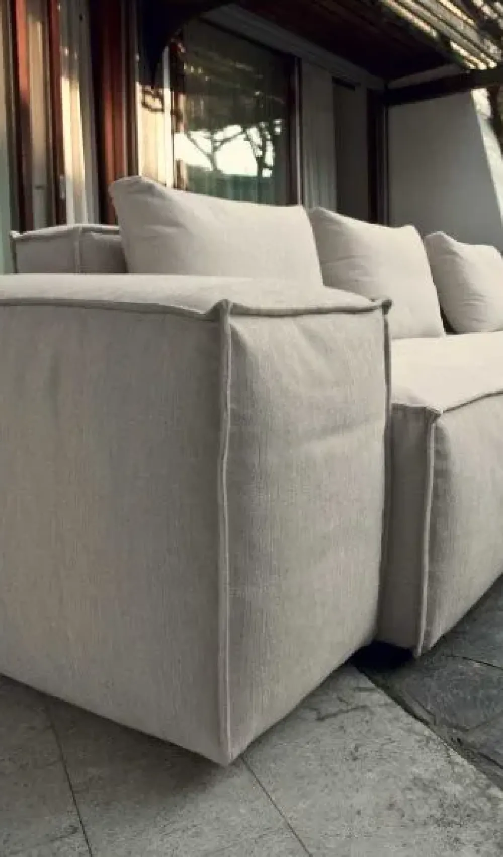 Md work Divano Divano componibile piuma vari tessuti : SCONTO ESCLUSIVO- Divani