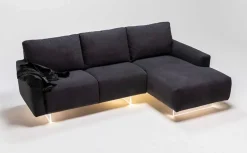 Online Divano Divano con led piuma  in Tessuto sfoderabile  di scontato 44% Divani