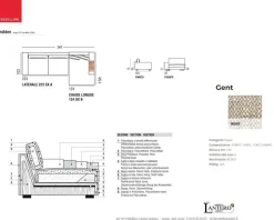 Clearance Divano Divano con penisola holden : con uno SCONTO ESCLUSIVO del 29% Divani