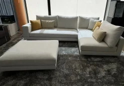 Artigianale Divano Divano in tessuto italiano monder in Tessuto sfoderabile di scontato 44%- Divani