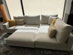 Artigianale Divano Divano in tessuto italiano monder in Tessuto sfoderabile di scontato 44%- Divani