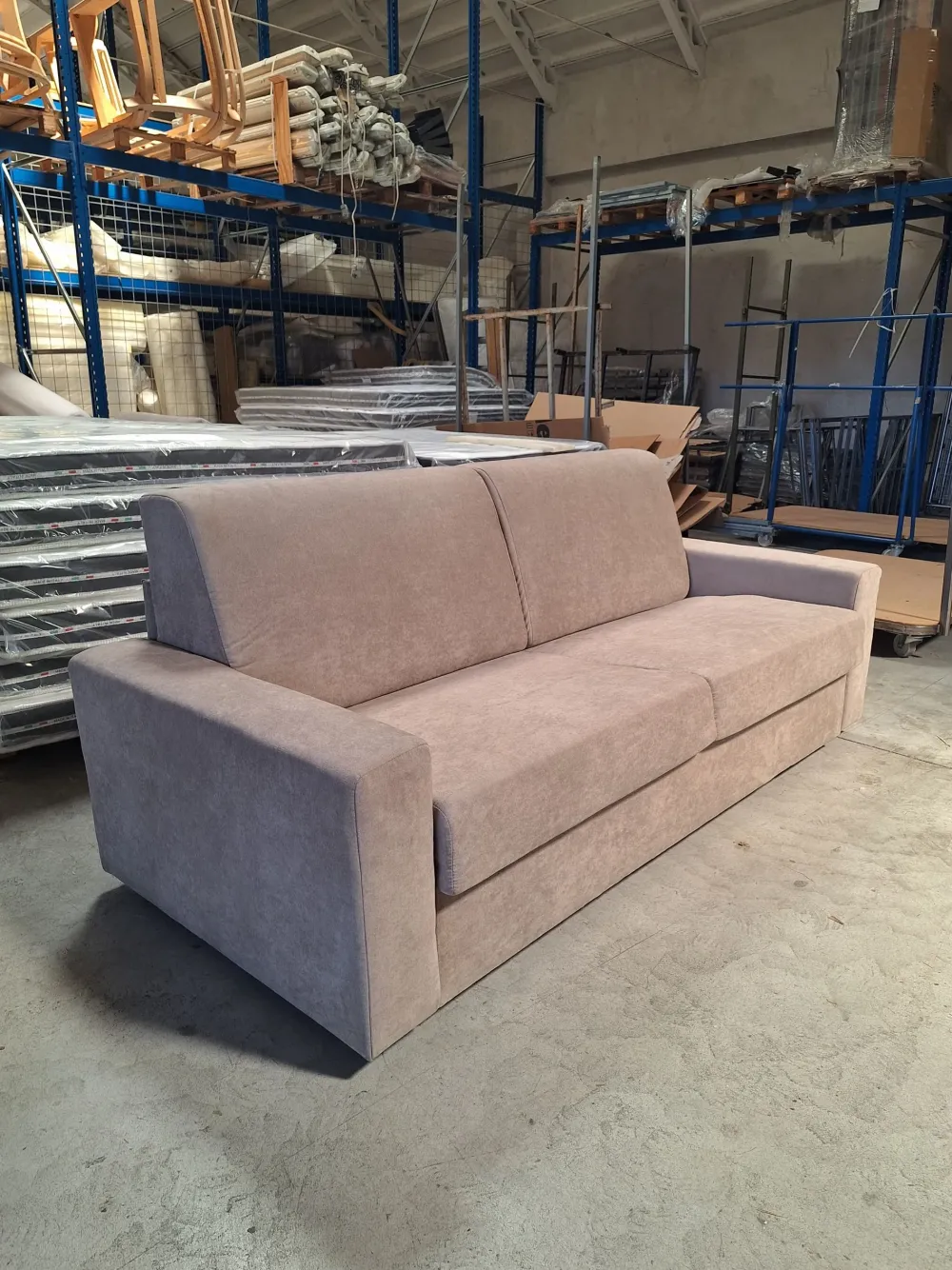 Clearance Divano Divano letto con materasso in memory pronta consegna tessuto in poliuretano in Offerta Outlet Divani Letto|Divani