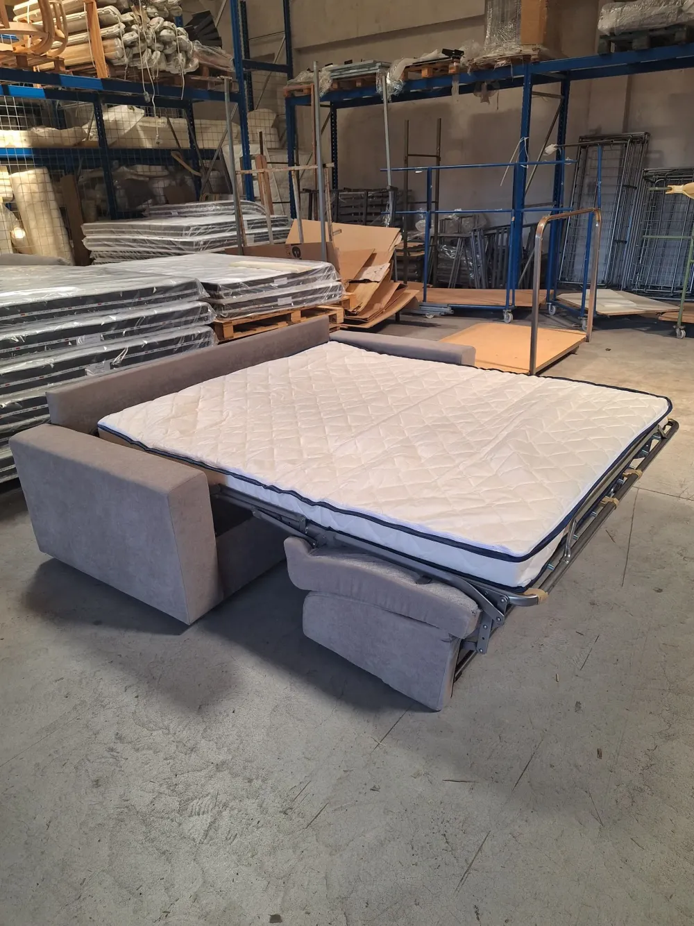 Clearance Divano Divano letto con materasso in memory pronta consegna tessuto in poliuretano in Offerta Outlet Divani Letto|Divani