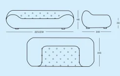 Divano Divano luxury italia vari colori   OFFERTA OUTLET^Md work Best