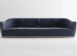 Divano Divano luxury velluto acciaio   a prezzi outlet^Md work Discount