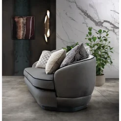 Best Divano Divano memory velluto luxury italia in Tessuto non sfoderabile  di scontato 45% Divani