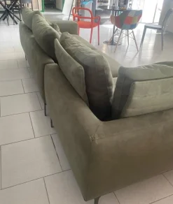 Md work Divano Divano mod italia in nabuko anti macchia a PREZZO OUTLET scontato del 52%- Divani