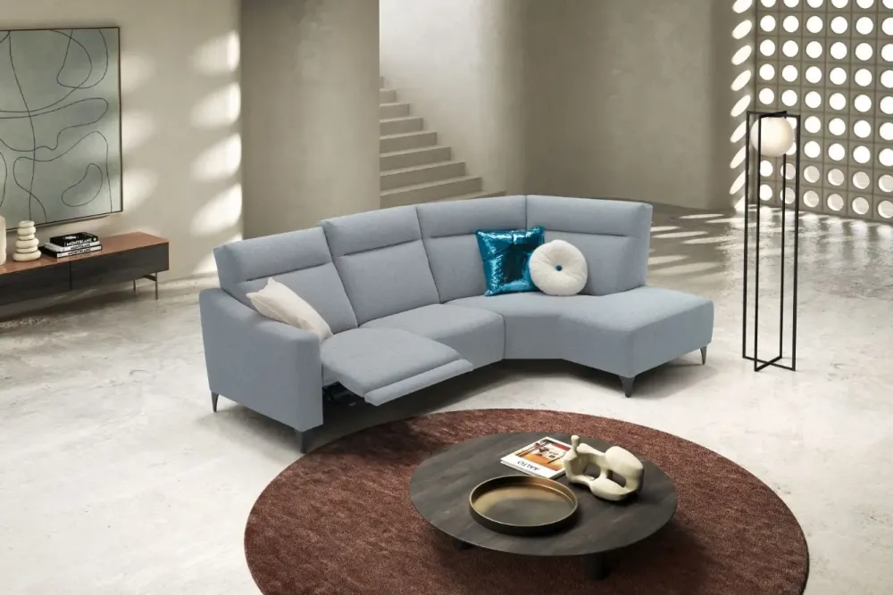 Collezione esclusiva Divano Divano modello piper in Tessuto non sfoderabile di scontato 40%- Divani