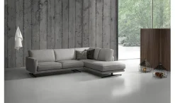 Divano Divano mod-gass rivestito in tessuto di exco' in promo-sconto del 50% in OFFERTA - 50%^Excò Outlet