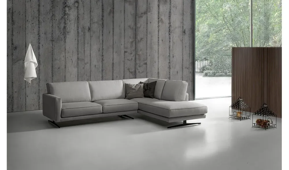 Divano Divano mod-gass rivestito in tessuto di exco' in promo-sconto del 50% in OFFERTA - 50%^Excò Outlet