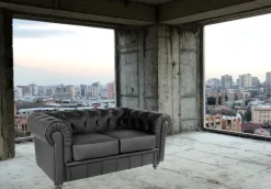 Divano Divano myhome ecopelle chester a PREZZO OUTLET scontato del 30%^A&C Clearance