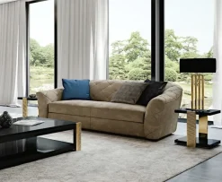 Md work Divano Divano nabuk alta qualità in Offerta Outlet- Divani