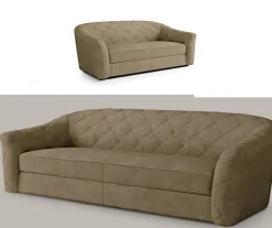 Md work Divano Divano nabuk alta qualità in Offerta Outlet- Divani