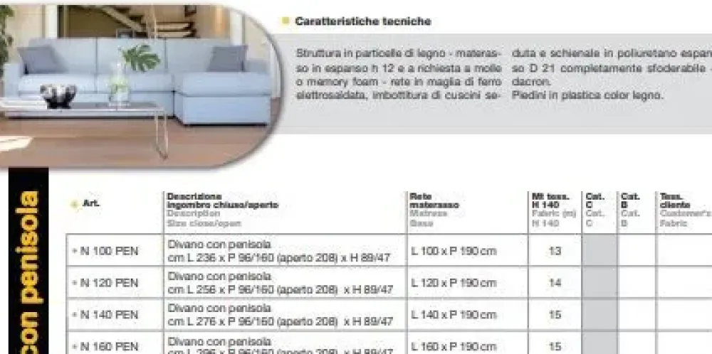 Hopplà Divano Divano notturno in Tessuto sfoderabile di scontato 40%- Divani