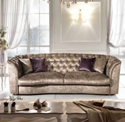 Online Divano Divano piu poltrone velluto vari colori  : SCONTO ESCLUSIVO Divani