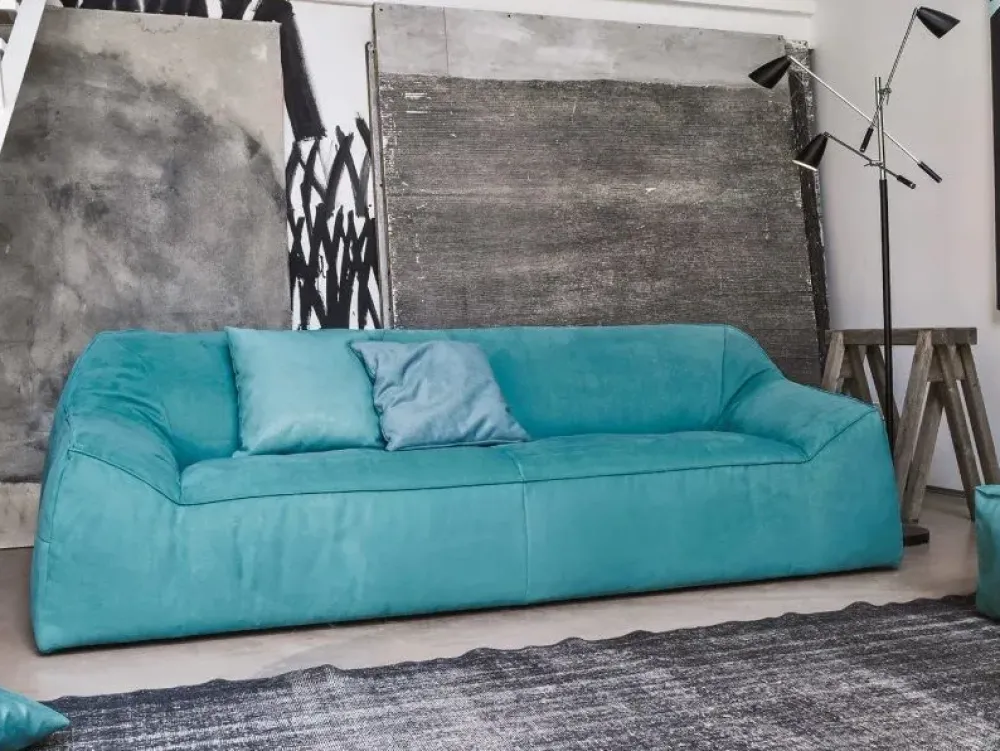 Md work Divano Divano piuma vari tessuti a PREZZO OUTLET- Divani