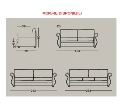 Clearance Divano Divano piuma velluto piuma vari colori   in Offerta Outlet Divani