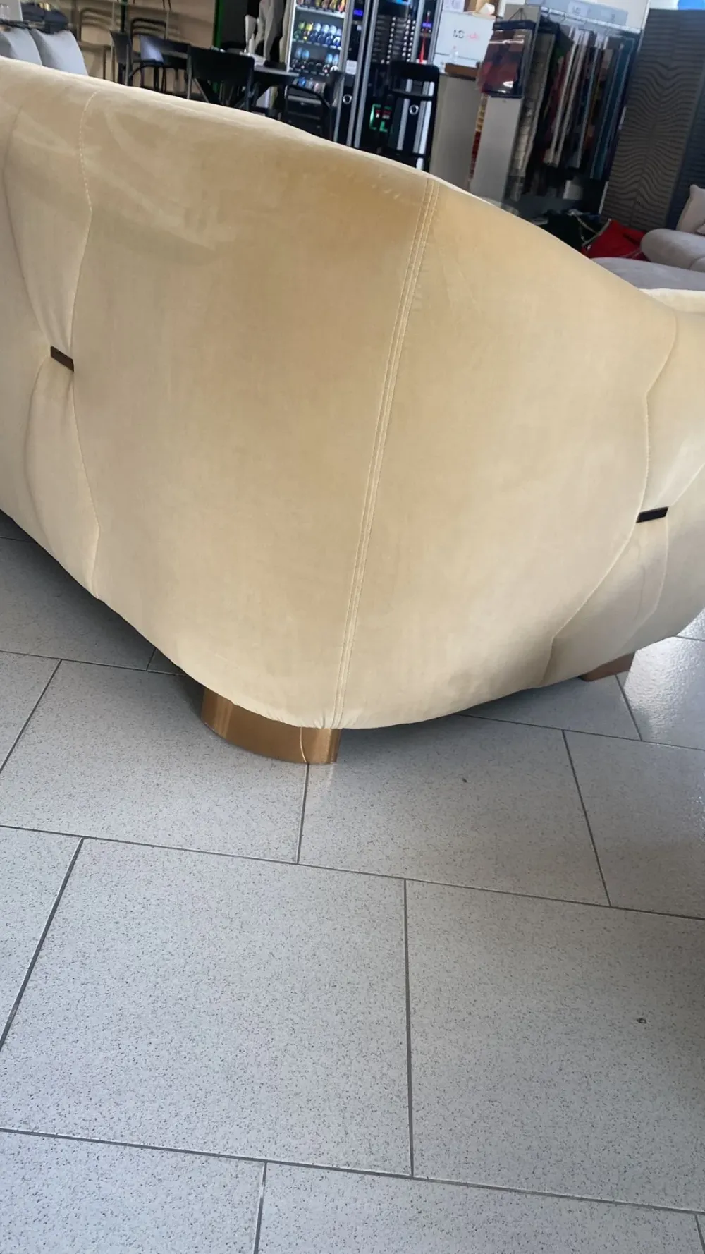 Md work Divano Divano pronta consegna luxury acciaio velluto in Offerta Outlet- Divani