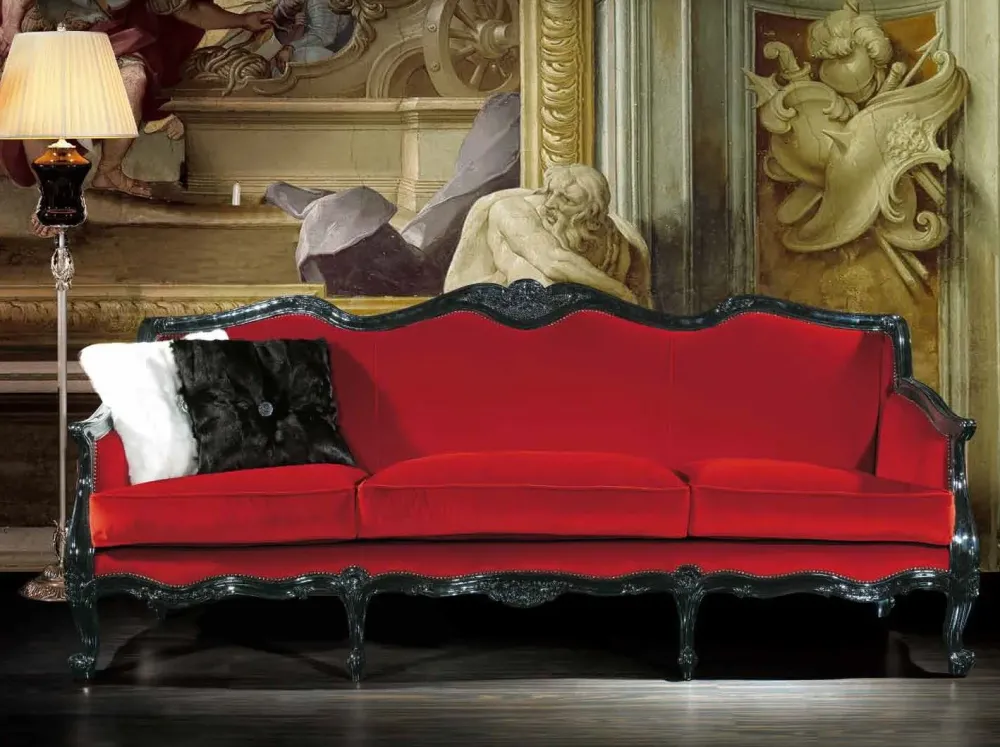 Md work Divano Divano re leone vari colori e rivestimenti in Tessuto non sfoderabile di scontato 43%- Divani