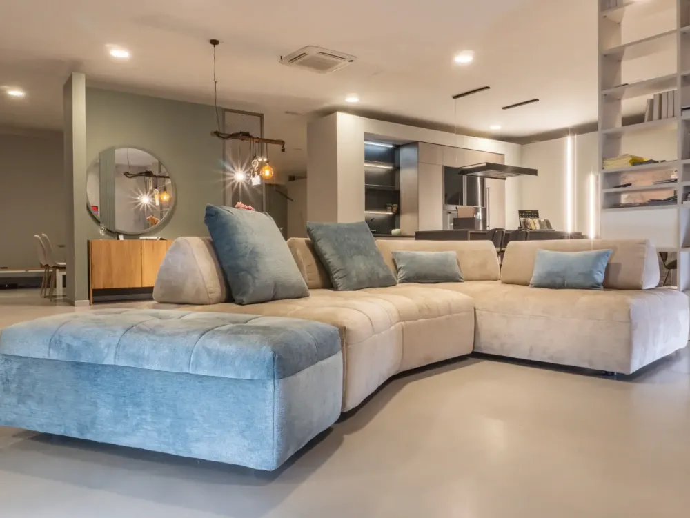 Discount Divano Divano reed in Tessuto sfoderabile di scontato 51% Divani