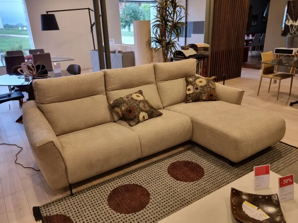 Divano Divano modello madrid in Tessuto sfoderabile di scontato 40%^Rosini Online