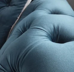 Divano Divano velluto completo di cuscineria vari colori  in Tessuto non sfoderabile  di scontato 45%^Md work Clearance