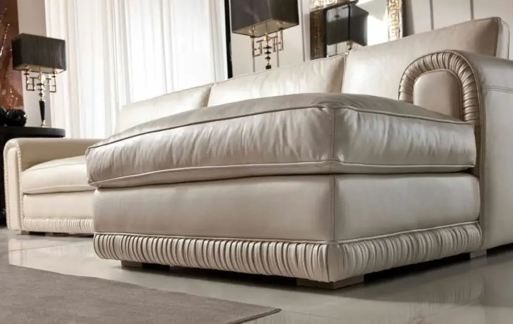 Md work Divano Divano veneziano doppio ricamo piumex in OFFERTA - 40%- Divani