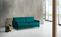 Divano Divano-letto mod.kuck rivestito in tessuto in promo-sconto del 50% a PREZZO OUTLET scontato del 50%^Excò Hot