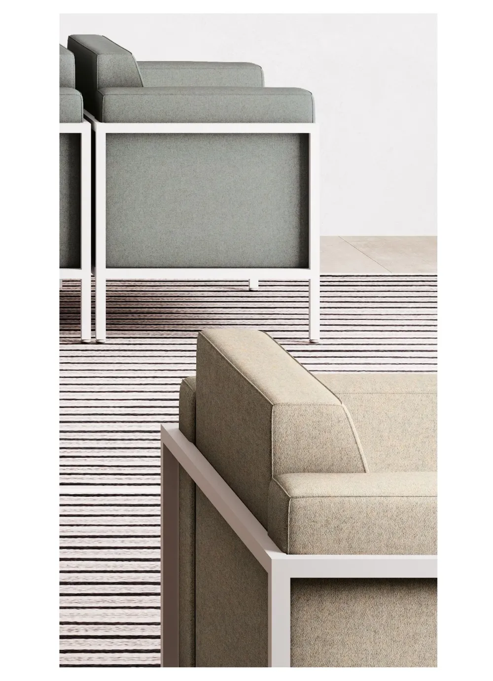 Las Mobili Divano Domus 2 posti in altro a prezzo scontato- Arredo Ufficio