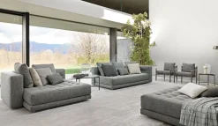 Flou Divano Doze in Tessuto sfoderabile  a prezzo riservato- Divani