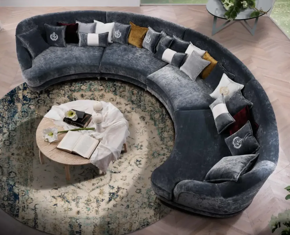 Md work Divano elisir tessuto in misto piuma in Offerta Outlet- Divani