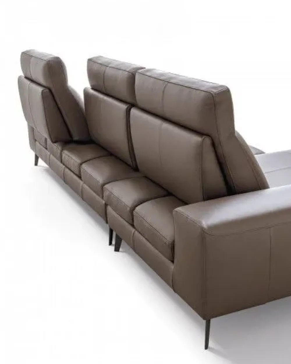 Discount Divano Emmet pelle in poliuretano a prezzo Outlet Divani